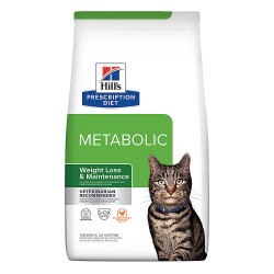 [凡購買處方用品, 訂單滿$500或以上可享免費送貨]　　Hill's Metabolic 體重管理 獸醫配方 貓乾糧 8.5磅