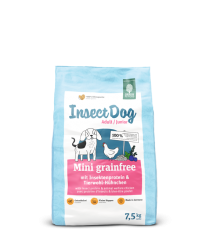 Green Petfood - InsectDog Mini Grainfree 無穀物 蟲蟲蛋白防敏 小型及幼犬糧 7.5kg (桃紅)