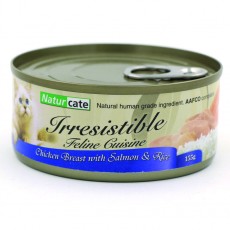 Naturcate 雞胸肉 + 三文魚 貓罐頭 155g (NC155-10)