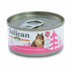 Salican 挪威森林 白肉吞拿魚+青口+南瓜湯 貓罐頭  85g x 48罐 兩箱優惠