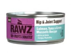 RAWZ 關節保健 三文魚 + 吞拿魚 + 綠唇貽貝 貓肉醬罐頭 155g 到期日: 06/2026