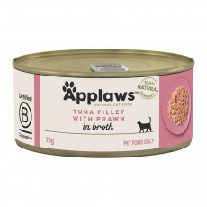 Applaws 愛普士 吞拿魚+蝦 成貓罐頭 70g (1008)