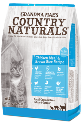 【購買正價貨品滿$300/$800可換購】　　　  Country Naturals 鯡魚雞肉配方 全貓糧 (Chicken Meal & Brown Rice Recipe) 3磅  (藍袋)  到期日: 13/3/2023