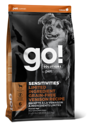 GO! Solutions Sensitivities - Limited Ingredient 低敏美毛系列 無穀物鹿肉 狗糧配方 (1303131) 3.5磅