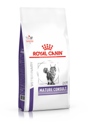 [凡購買處方用品, 訂單滿$500或以上可享免費送貨]　　Royal Canin - Mature Consult 老年貓處方 貓乾糧 1.5kg