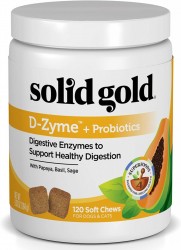 【購買正價貨品滿 $300/$800 可換購】　　　Solid Gold D-Zyme 消化靈 120粒 到期日: 12/2021
