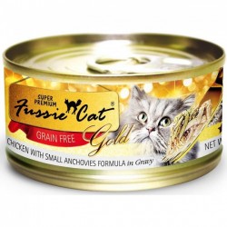 Fussie Cat (高竇貓) 金鑽優質貓罐頭 - 雞肉白魚 (80g)