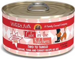 Weruva Cats in the Kitchen  Two Tu Tango 魚湯沙甸魚野生吞拿魚火雞 貓罐頭 90g
