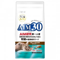Sunrise AIM30 日本腎臟保健乾糧 11+室內貓 (魚味) (SAI-018) 600g  (啡藍)