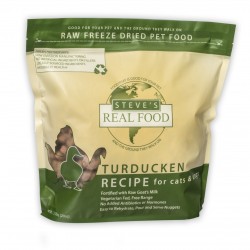 ⭐快閃優惠⭐　Steve's Real Food Turducken  雞+火雞+鴨 配方 貓狗凍乾脫水糧 1.25lb (20oz) x2包優惠