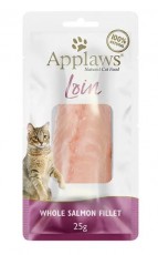 ＜購買正價貨品滿$300~可以優惠價$14換購＞ Applaws Whole Salmon Loin 三文魚柳 25g 貓小食 (9589)