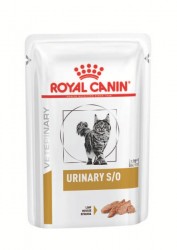 [凡購買處方用品, 訂單滿$500或以上可享免費送貨]　　Royal Canin-Urinary S/O (in Loaf) 貓隻泌尿道處方濕包 - 85克