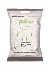 Petso 豆腐貓砂 抹茶香氣味 (Green Tea) 7L (綠)  x4包原箱優惠 (共2箱)