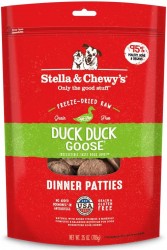 Stella & Chewy's 凍乾生肉餅狗主糧 鴨朋鵝友 (鴨肉及鵝肉配方 Duck Duck Goose) 25oz