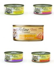 《試食優惠》Feline Gourmet 化毛球 貓主食罐 80g (5款味道 每味一罐) <<限量10 set>>