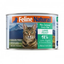 【購買正價貨品滿$500~可以以優惠價$20換購】F9 Feline Natural Lamb 羊肉 貓罐頭  170g 到期日: 9/2024