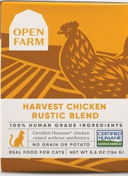 <<快閃優惠>> Open Farm 無穀物 走地雞燉肉配方 貓濕糧 5.5oz 　到期日: 3/2024
