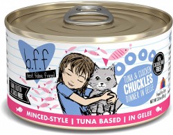 b.f.f. 罐裝系列 吞拿魚+雞肉 肉凍 156g (Chuckles) 到期日： 05/22