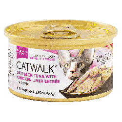 CATWALK  鰹吞拿魚 + 雞肝 貓主食罐 80g