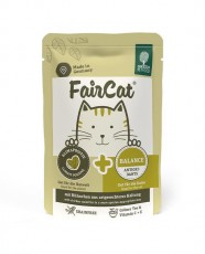 ＜購買正價貨品滿$300~可以優惠價$13.5換購＞　Green Petfood 低敏無榖物 貓主食濕包 85g - FairCat BALANCE 抗氧化 / 護心 (青色)　到期日: 8/2025