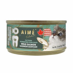 【購買正價貨品滿$300~可以優惠價$17換購】Aimé Kitchen 無穀物 野生三文魚 口腔強健系列 貓用鮮肉罐 100g 到期日: 5/2027 