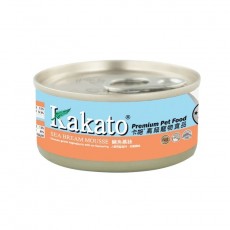 Kakato 卡格 鯛魚慕絲 Seabream mousse 貓狗罐頭 70g x 6罐 優惠 (709)