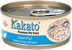Kakato 卡格 海魚 貓用主食罐 70g (藍色) 到期日: 3/2027