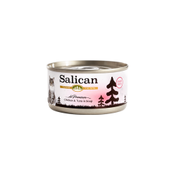 Salican 挪威森林 鮮雞肉吞拿魚 (清湯) Chicken & Tuna in Soup 貓罐頭  85g x 24罐 原箱優惠