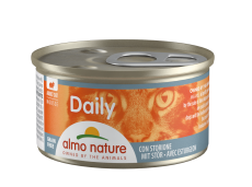 ＜購買正價貨品滿$300~可以優惠價$5換購＞ Almo Nature Daily 鱘龍魚慕絲 (Sturgeon Mousse) 貓罐頭 85g (146) 到期日: 12/2025