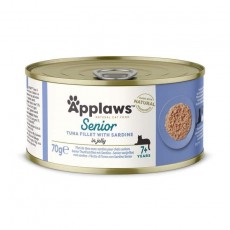 Applaws 愛普士 (Jelly) 啫喱系列 吞拿魚+沙丁魚 老貓罐頭 70g (1331)