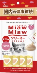 <<限時優惠>> 購物滿$300, 即可以以$2 優惠價, 購買 Aixia Miaw Miaw MMCM9 吞拿魚味 腸胃保健泥貓小食 乙支 (數量有限, 售完即止)