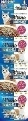 日本 SMACK  Minette 小魚 貓小食 40gx4包 (藍)