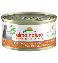 Almo Nature HFC Natural  雞肉+芝士 貓罐頭 (9083) 70g