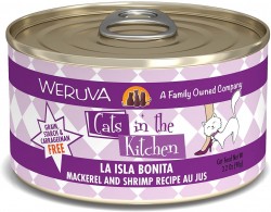 Weruva Cats in the Kitchen 罐裝 La Isla Bonita 鯖魚+蝦 美味肉汁 90g