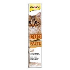 【購買正價貨品滿 $300/$800 可換購】GimCat Duo-Paste 貓用 麥芽+芝士去毛球膏 50g   到期日: 05/2023