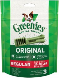 Greenies  潔齒骨 原味系列 標準犬 (Regular) 3oz (3支/包) 到期日: 12/2025