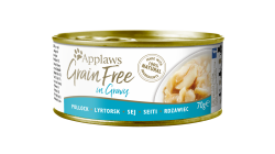 Applaws 無穀物系列 Pollock in Gravy  鱈魚肉汁 貓罐頭 70g x24罐原箱優惠