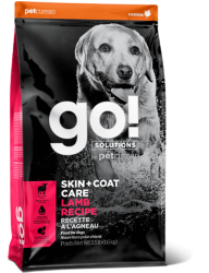 GO! SOLUTIONS™  Skin+Coat Care 護膚美毛系列 羊肉狗糧配方 (1302927) 12磅 (桃紅色)