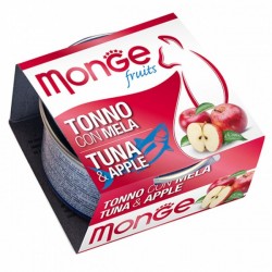 MONGE 清新水果系列 - 吞拿魚+蘋果 貓罐頭 80g x 24罐 原箱優惠