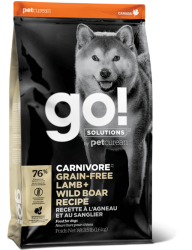 GO! SOLUTIONS™  Carnivore 活力營養系列 無穀物羊肉+ 豬肉 狗糧配方 (1303031) 3.5磅 (米色)