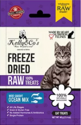 【購買正價貨品滿$300/$800可換購】　　　 Kelly & Co's 海洋魚 凍乾貓小食 40g 到期日: 05/2023