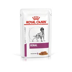 [凡購買處方用品, 訂單滿$500或以上可享免費送貨]　　Royal Canin - Renal (RF14) 腎病處方 袋裝狗濕糧 100g x12包原箱