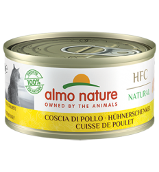 Almo Nature HFC Natural 雞脾肉 (9017) 貓罐頭 70g 