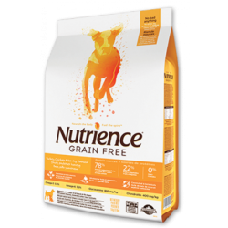 Nutrience 天然無穀物 火雞、雞、鯡魚 全犬乾糧 2.5Kg (橙白)