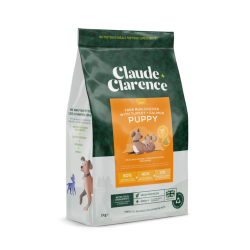 Claude + Clarence 全天然無穀物狗糧 Puppy 幼犬配方 (放養雞肉, 火雞及三文魚) 8kg