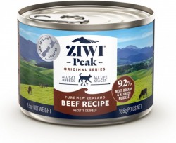 ZiwiPeak 巔峰 鮮肉貓罐頭 - 牛肉 185g x12罐原箱優惠
