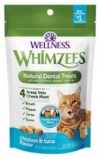 凡購買wellness貓產品正價滿$1000，即可半價購買 WELLNESS - Whimzees 貓貓潔齒餅 2oz 1包 (三款口味任選)