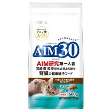 Sunrise AIM30 日本腎臟保健乾糧 11+室內貓 (魚味) (SAI-018) 600g  (啡藍)  x3包優惠