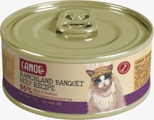 CANOE CAT 可努 草原牧場 無穀成貓罐頭 牛肉配方 90g x24罐原箱優惠
