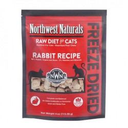 【購買正價貨品滿$300/$800可換購】　　　 Northwest Naturals 凍乾全貓乾糧 - 兔肉  311g (11oz) 到期日: 09/12/2022